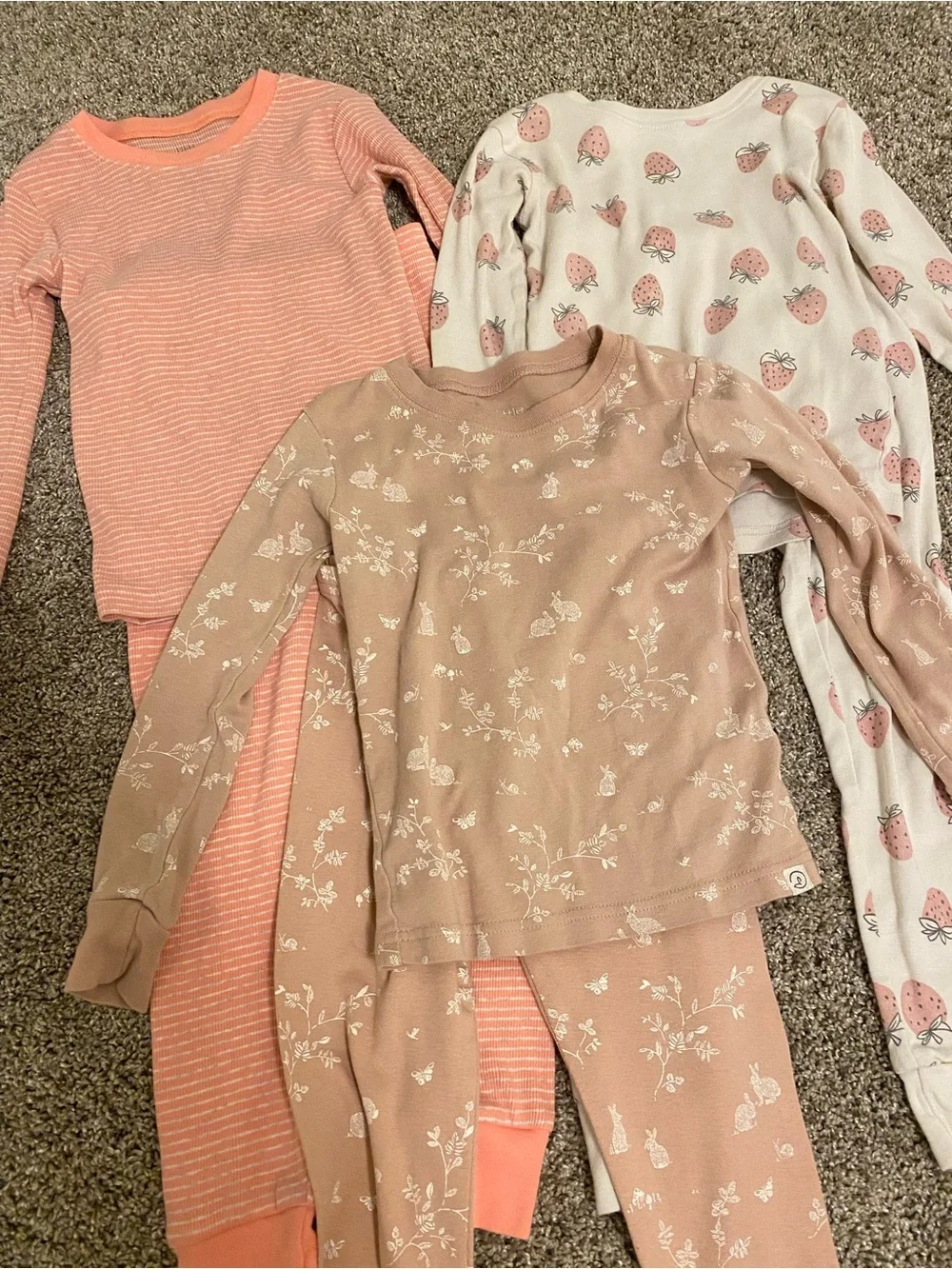 Set of 3 LITTLE PLANET Organic Pjs